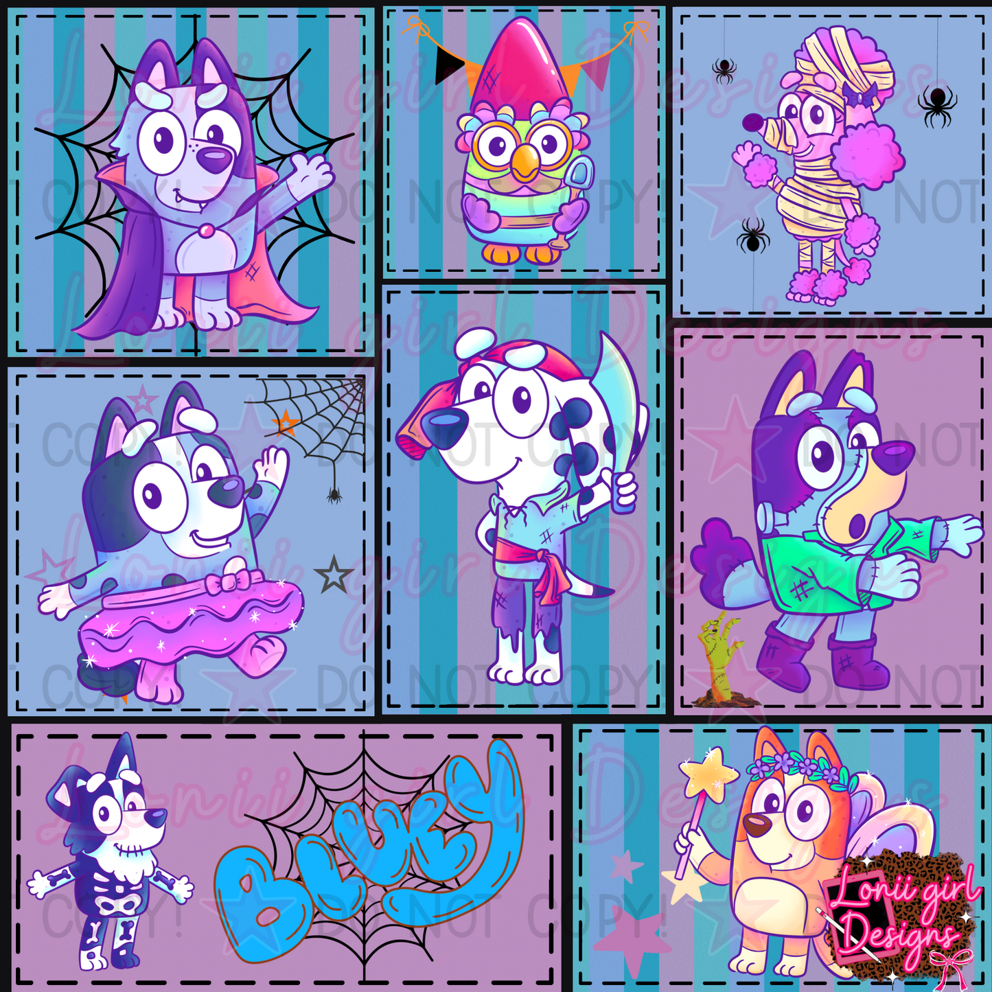 Spooky - blue
