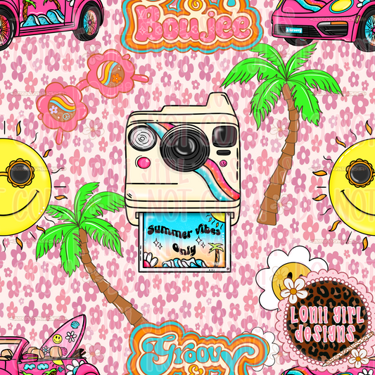Pink beach vibes