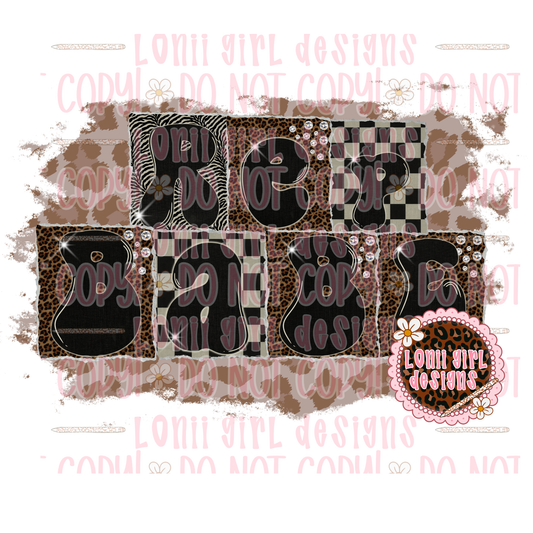 Rep babe with leopard background